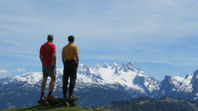 Matt Guiver on the top of a mountain